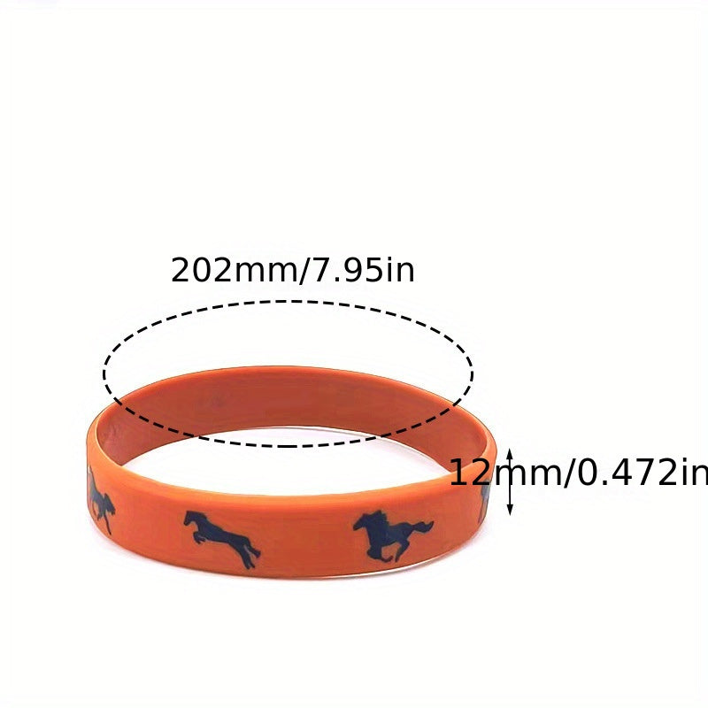 20pcs Inspirational Quotes Silicone Bracelet Encouragement Wristband