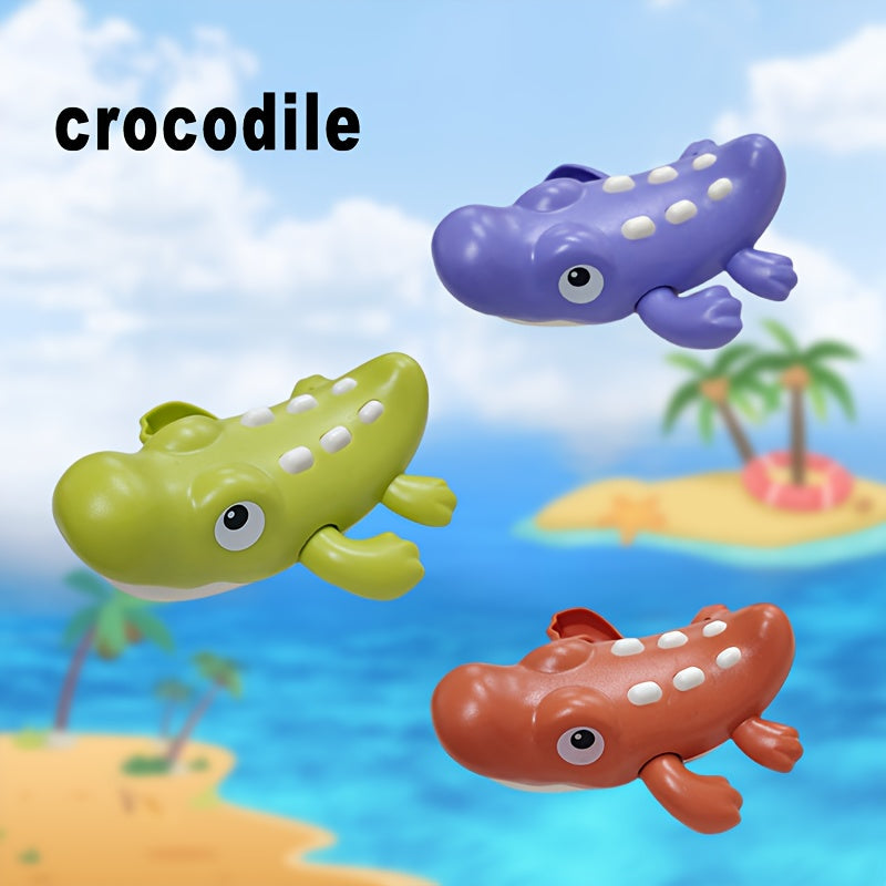 Summer Bathroom Swimming Crocodile Toy for Parent Child Play