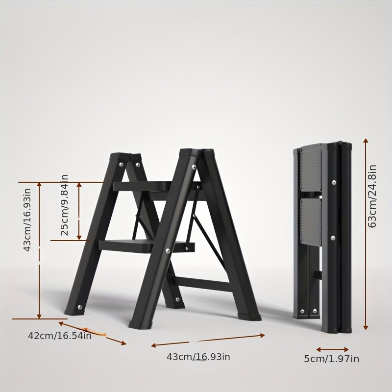 Household Herringbone Ladder Folding Convenient Storage