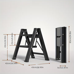 Household Herringbone Ladder Folding Convenient Storage