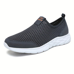 Men's Plus Size Running Shoes Breathable Mesh Non Slip Sneakers