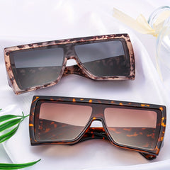 Men's Square Sunglasses Big Frame with Packaging Box