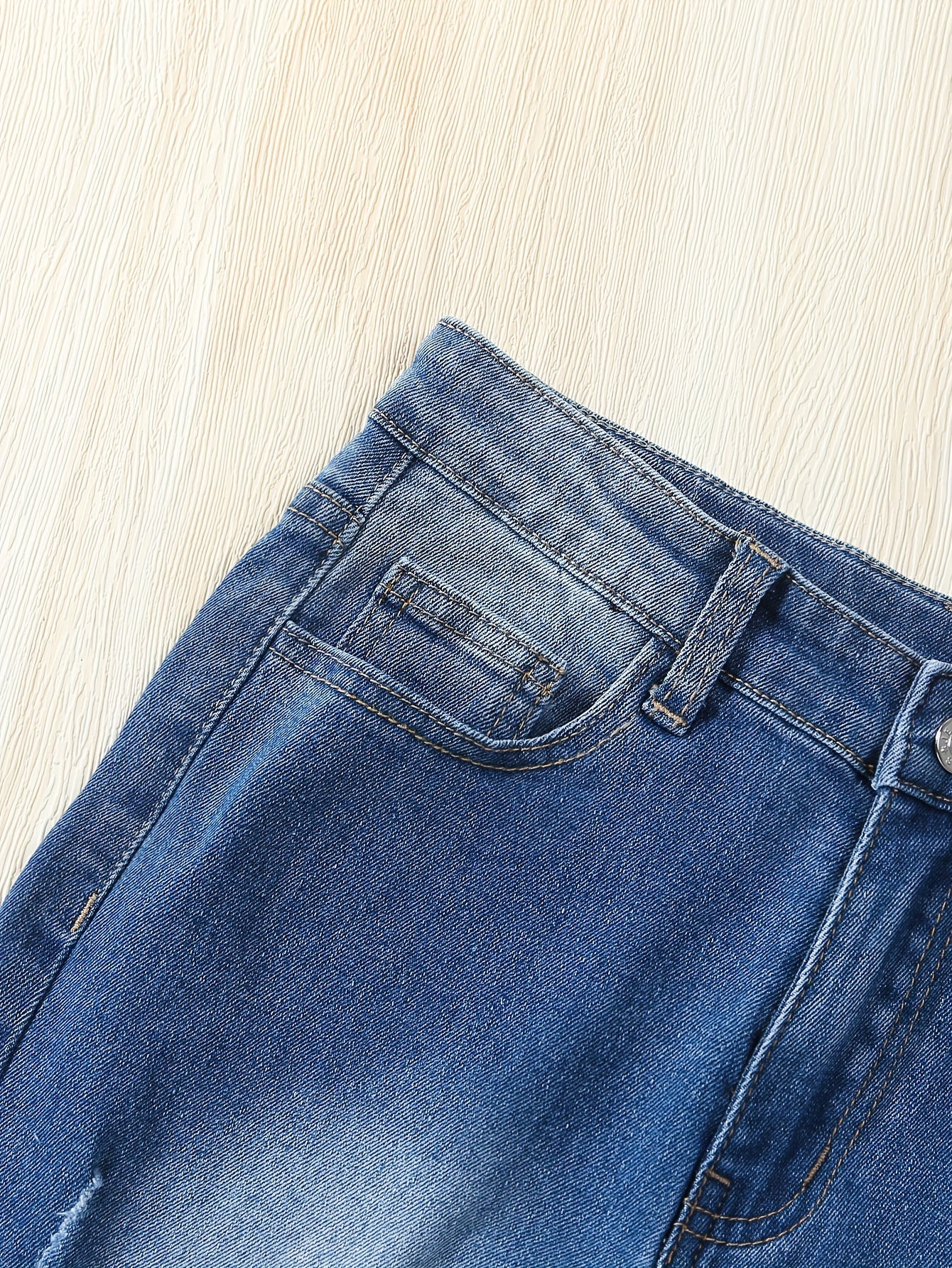 Girls Slim Fit Denim Pants with Pocket