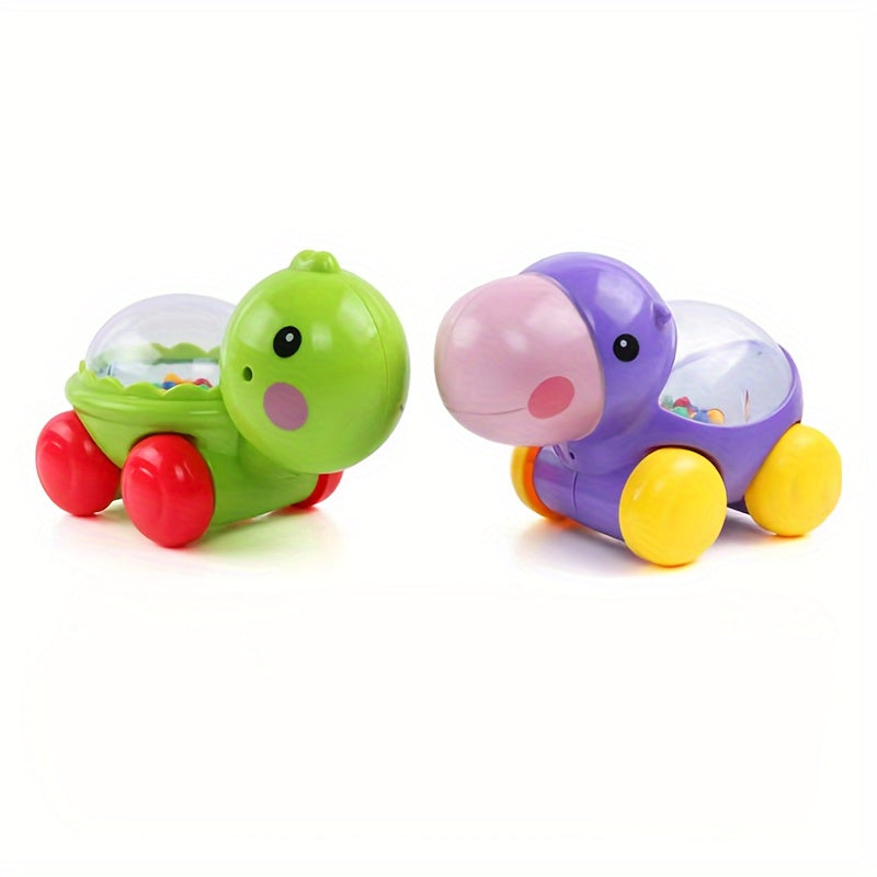 Small Animal Cart Little Turtle Toy Encourages Crawling