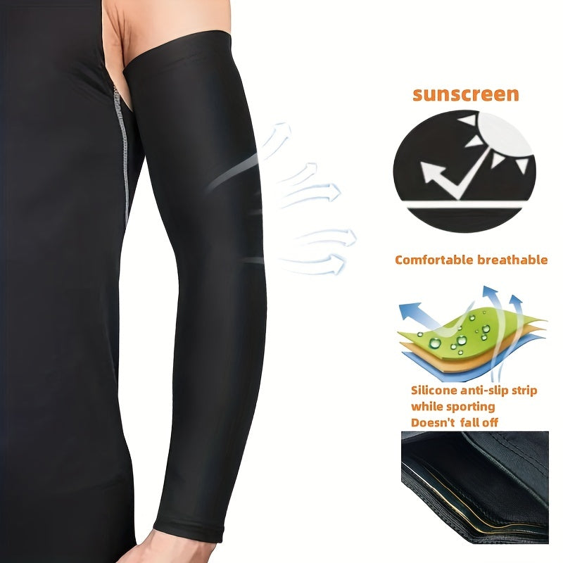 Breathable UV Protection Arm Guards for Outdoor Sports - One Size