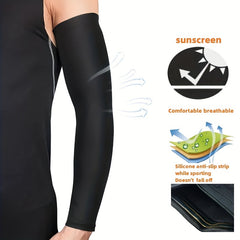 Breathable UV Protection Arm Guards for Outdoor Sports - One Size