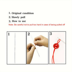 18Pcs Seed Beads Big Eye Needles Set DIY Jewelry Making Tool