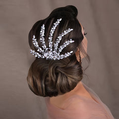 Middle Eastern Inspired Bridal Side Comb Hair Accessory