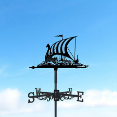Roof Animal Sailboat Weathervane Metal Wind Vane Indicator