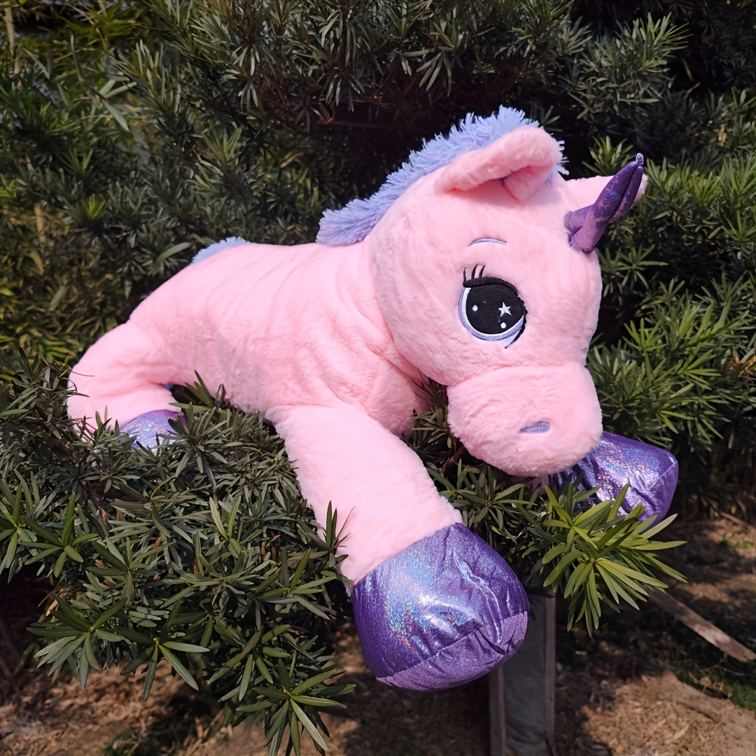 110cm Unicorn Plush Toy Soft Rainbow Stuffed Animal