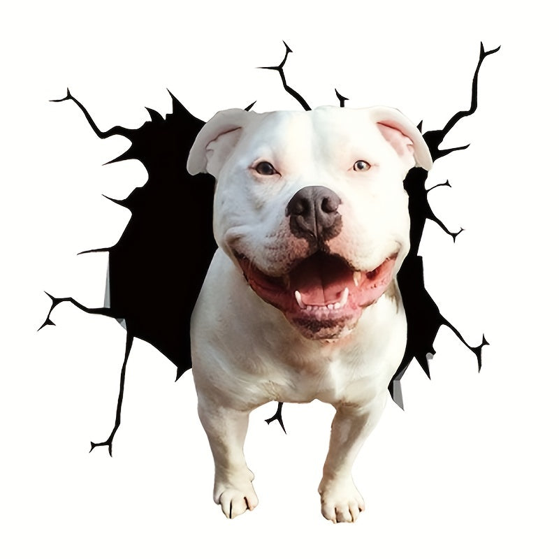 French Bulldog Car Sticker 3D Simulation