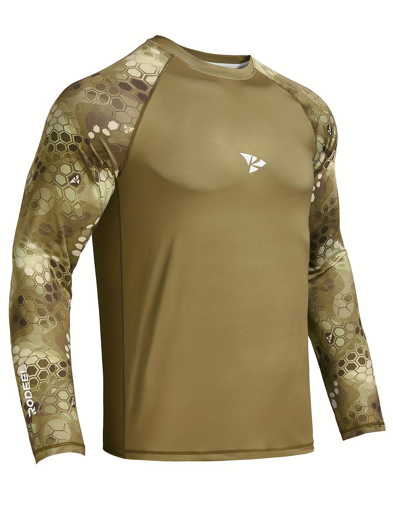Men's Camo Sun Protection Hoodie Long Sleeve Quick Dry Top