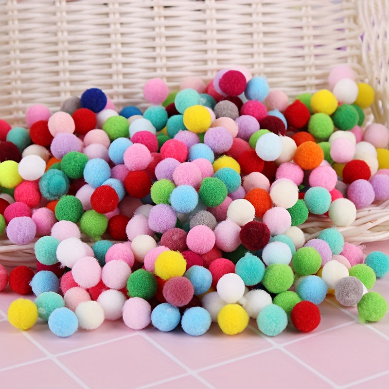 9mm High Elasticity Pompoms Soft Pom Poms Fur Ball Arts Toys Crafts DIY