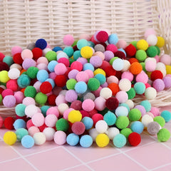 9mm High Elasticity Pompoms Soft Pom Poms Fur Ball Arts Toys Crafts DIY