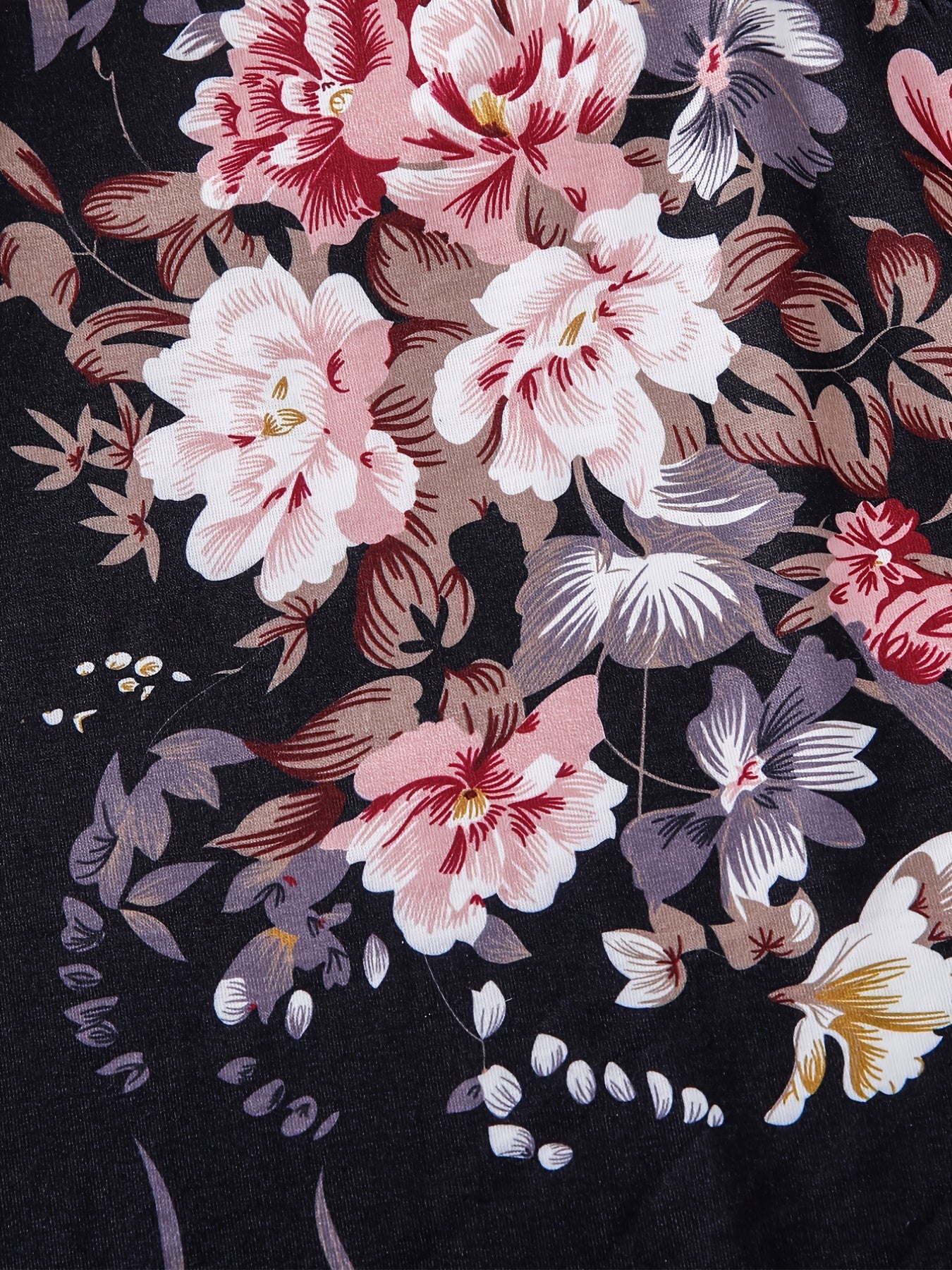 Vintage Flower Print Cami Dress for Summer Party