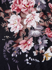 Vintage Flower Print Cami Dress for Summer Party