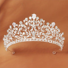 Crystal Tiara Head Accessories Full Rhinestone Crown