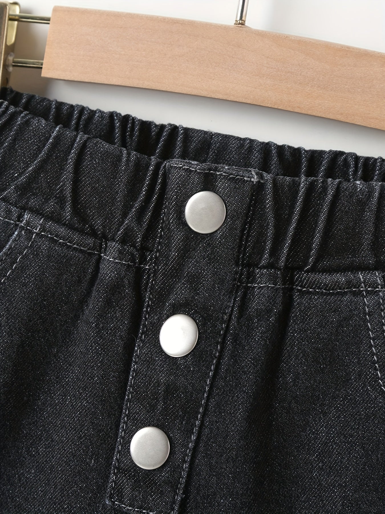 Girls' Casual Ripped Denim Shorts For Summer