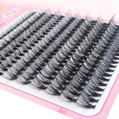 200 Clusters 30D Eyelashes Ext Natural Soft Faux Mink Hair Self grafting F