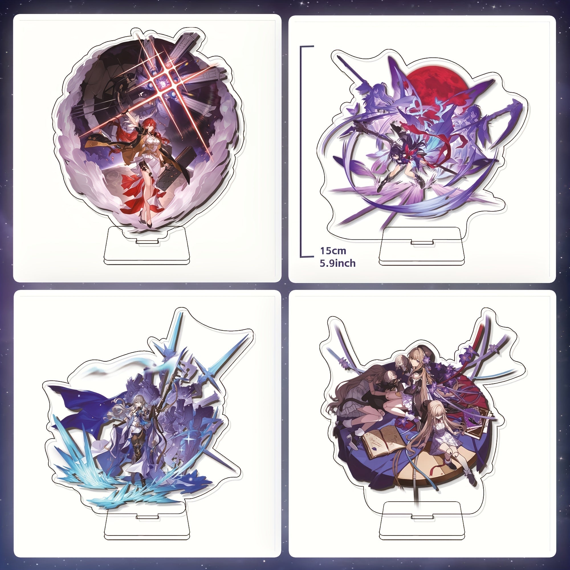 Magical Anime Acrylic Stand for Desktop Decoration