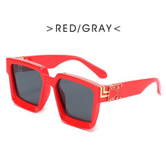 Square Oversized UV400 Shades Beach Sunglasses