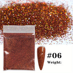 Golden Sparkling Glitter Powder for Makeup - Fine Polyester Glitter