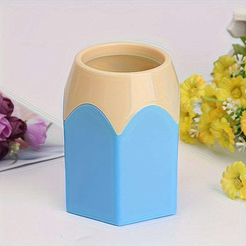 Creative Pencil Holder Stylish Desktop Storage Pen Styling Organizer Container