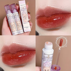 6 Colors Water Glow Lip Glaze Fruit Flavored Long Lasting