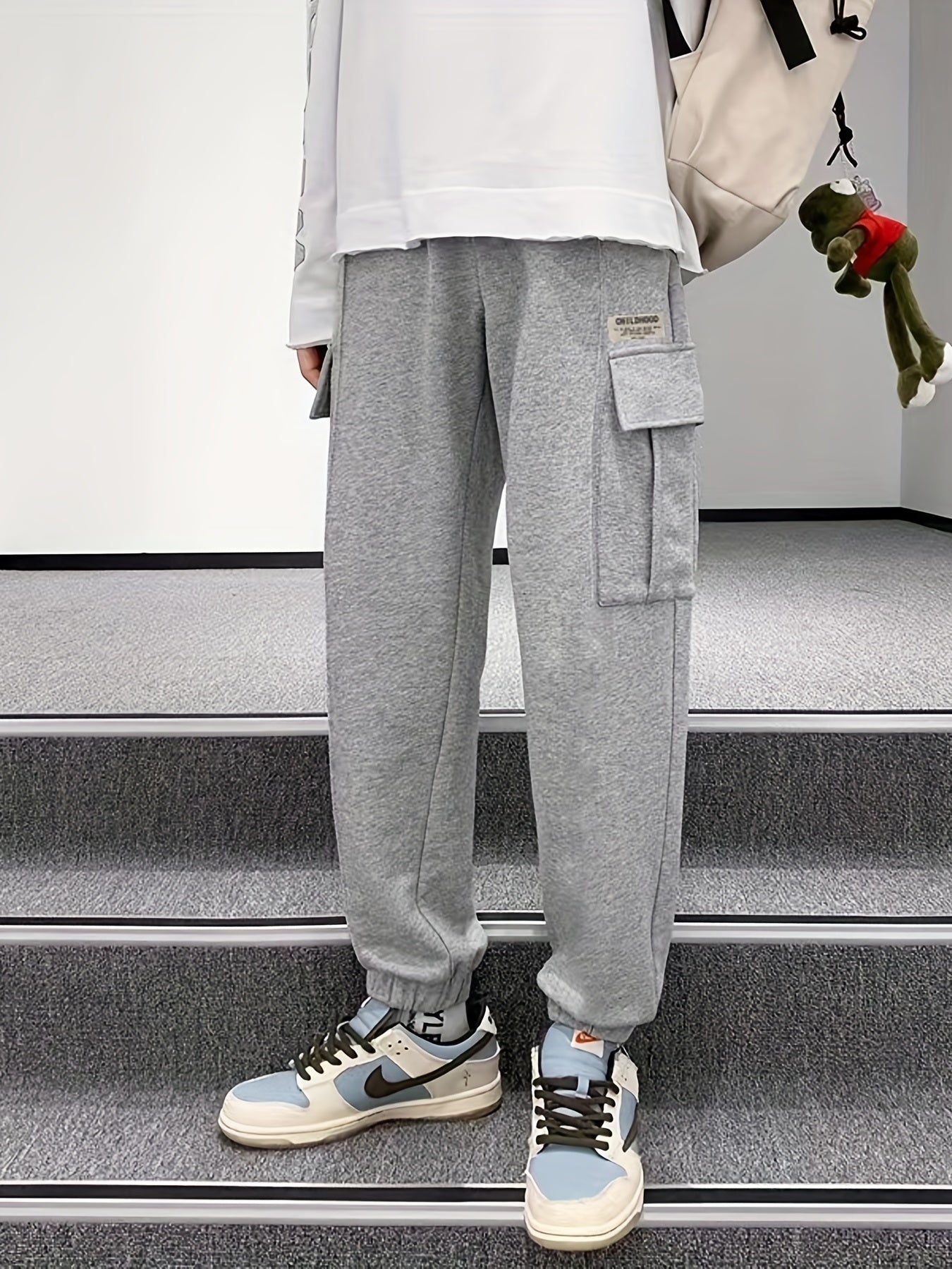 Men's Drawstring Sweatpants Loose Fit Pants