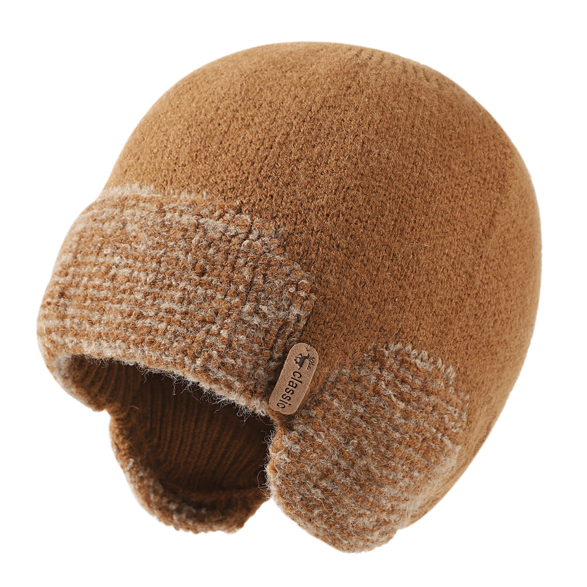 Men's Wool Cap for Cold Weather with Ear Protection