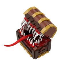 Treasure Chest Monster Building Block Toy