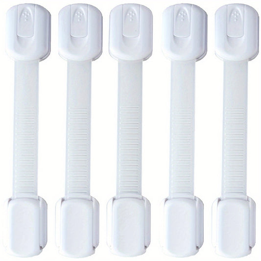 5pcs Child Safety Locks Anti-Clip Refrigerator & Cabinet Protection