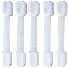 5pcs Child Safety Locks Anti-Clip Refrigerator & Cabinet Protection