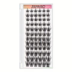 DIY Cluster Eyelashes C Curling 10mm 16mm Natural Cluster False Lashes