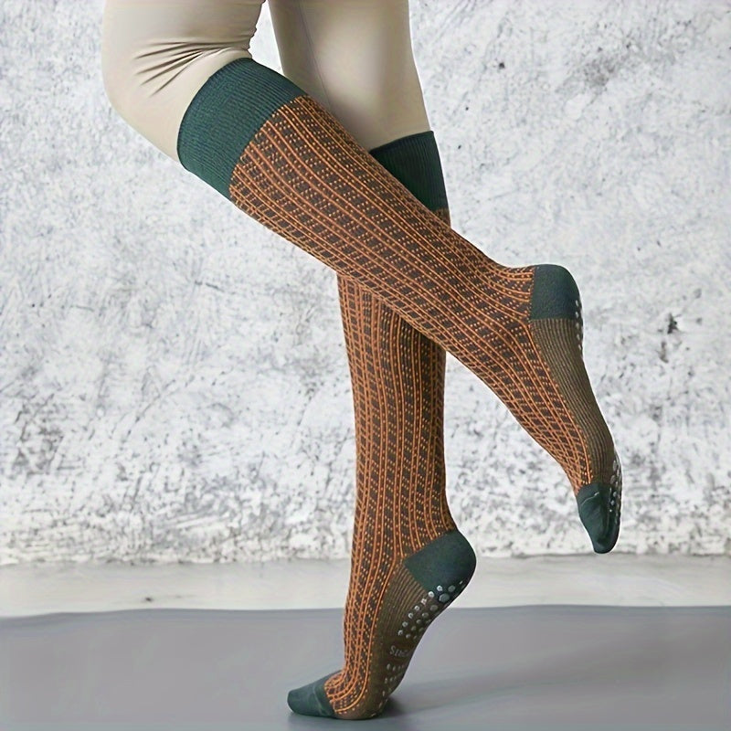 Long Tube Non-slip Yoga Socks for Pilates Sports Fitness