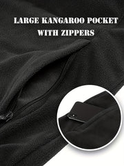 Women's Lightweight Polar Fleece Pullover Jacket Zip Top