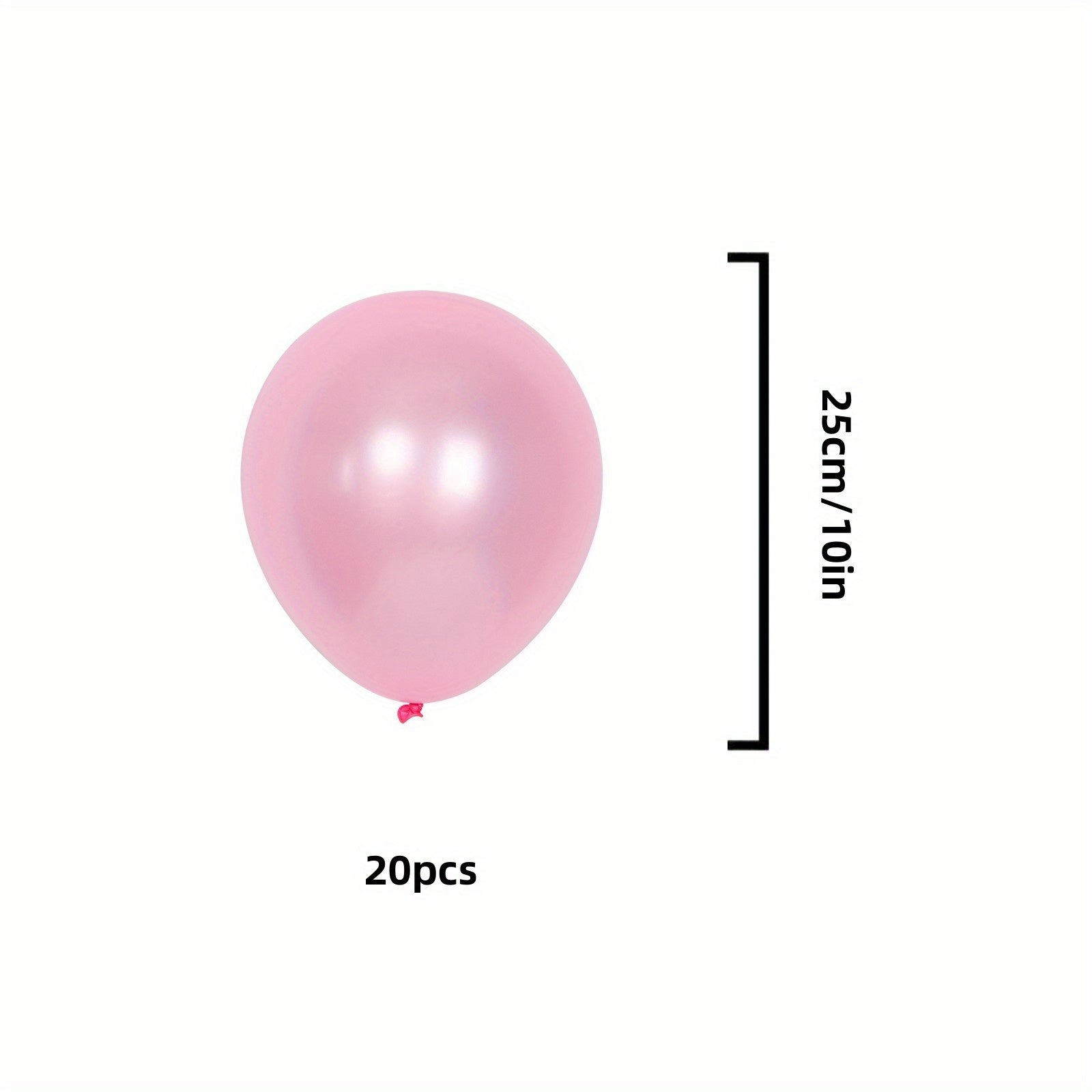 20pcs 10in 1 8g Pearl Balloons - Birthdays, Weddings, Parties