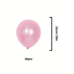 20pcs 10in 1 8g Pearl Balloons - Birthdays, Weddings, Parties