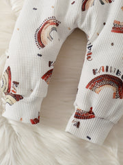 Baby Boys Graphic Waffle Pants