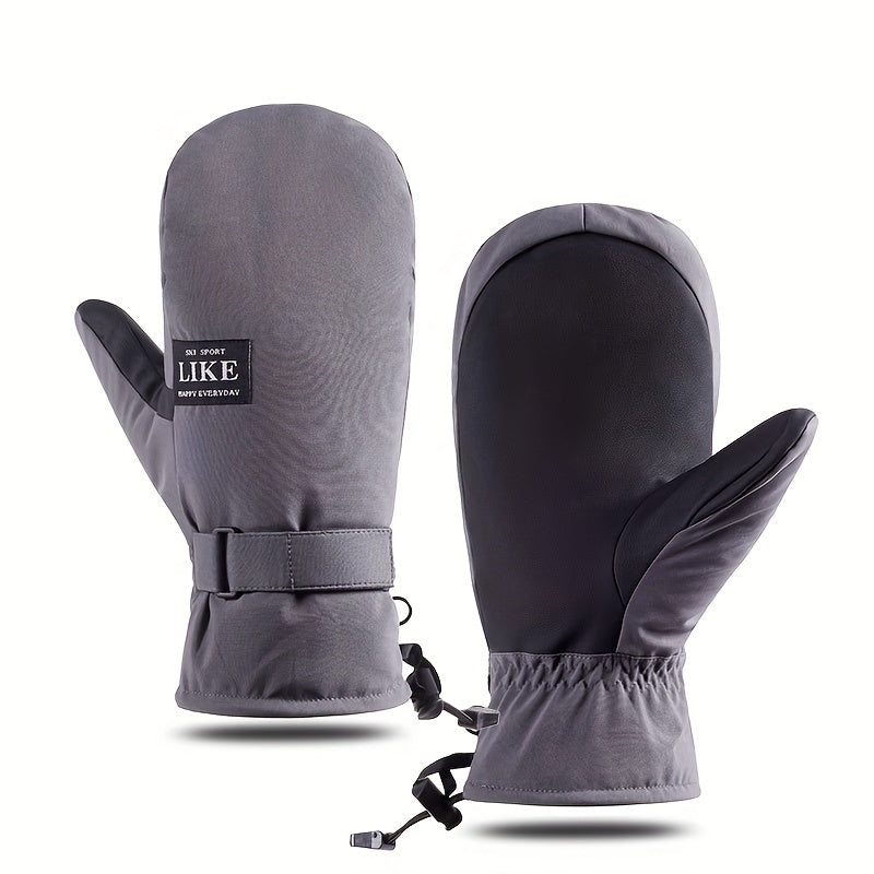 Winter Outdoor Windproof Touch Screen Cycling Gloves Thermal Skiing Gloves
