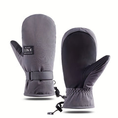 Winter Outdoor Windproof Touch Screen Cycling Gloves Thermal Skiing Gloves