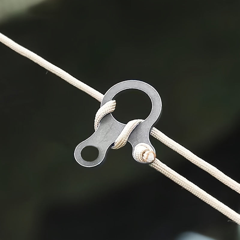 3 Holes Fast Knot Portable Outdoor Knotting Tool Camping Knotting Tool