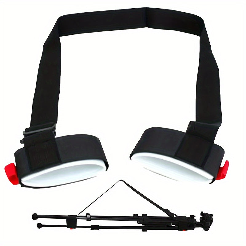 Adjustable Ski Bearing Strap With Cushioned Shoulder Rest
