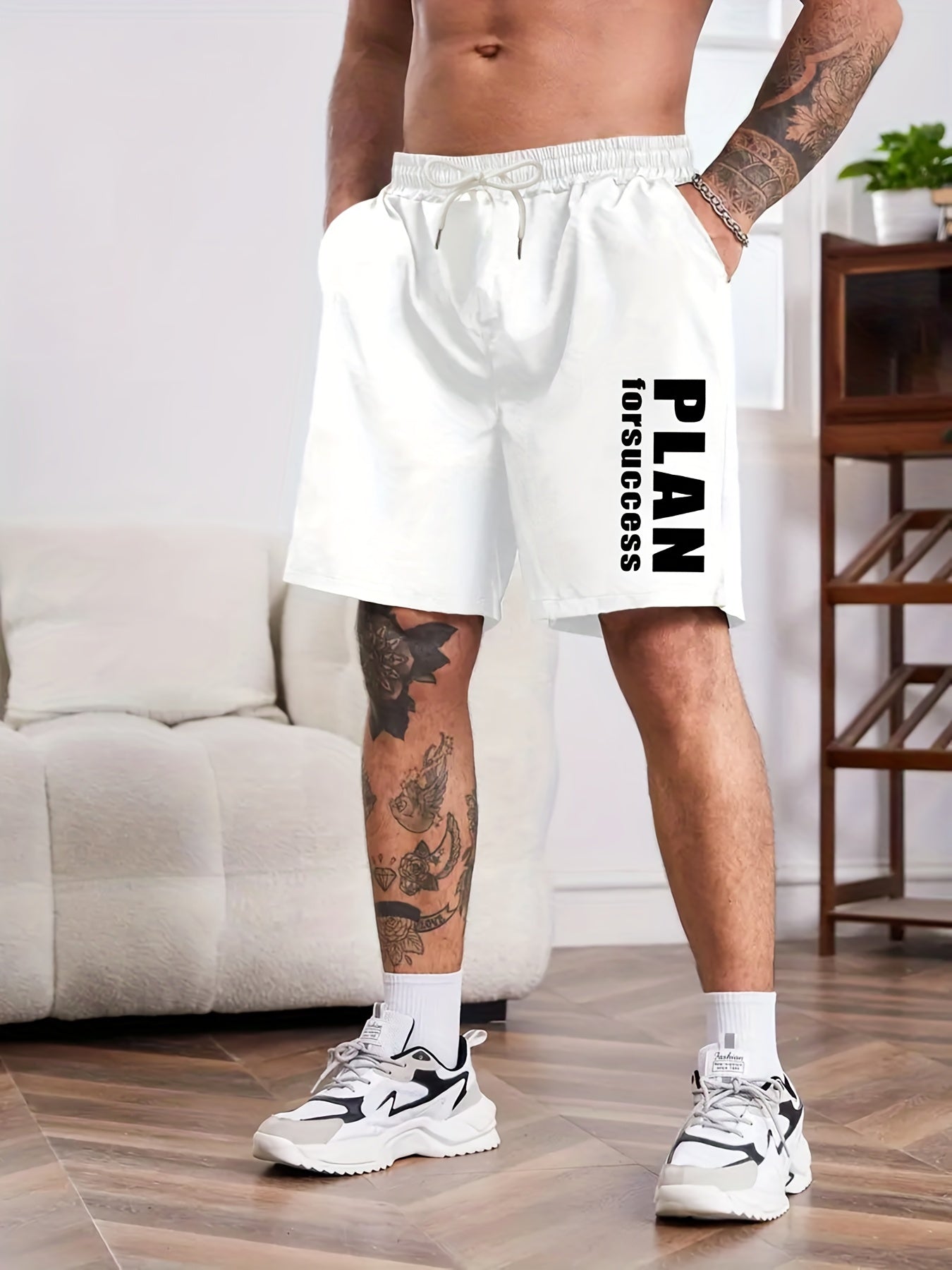 Men's Comfy Drawstring Shorts for Daily Leisure Outdoors