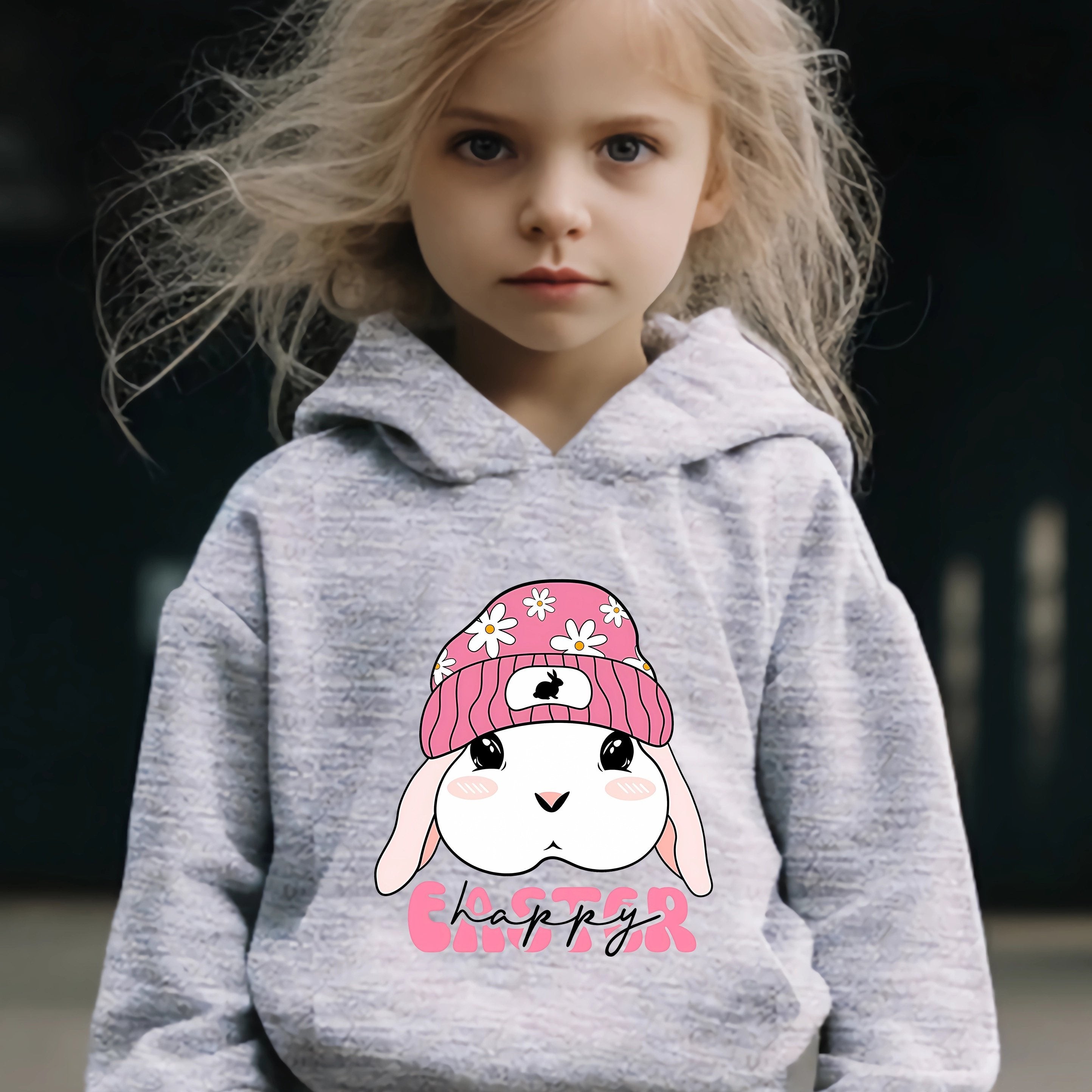 Winter Puppy Print Girls Outfits for Sports - 2pcs Set