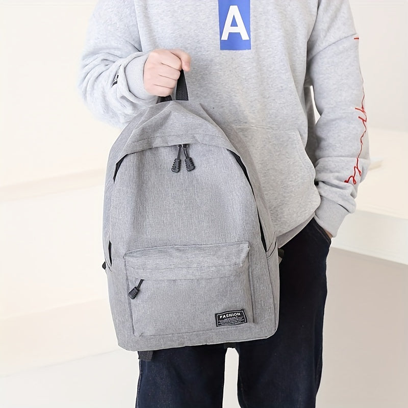 Large Capacity Schoolbag For High School Students Lightweight