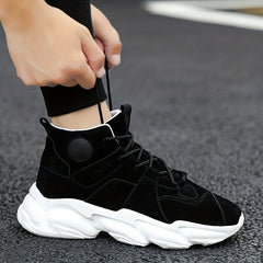 Men's Lace-up High Top Sneakers Casual Walking Shoes