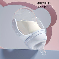 Baby Feeding Bottle Plastic Anti-fall Wide Bore Anti-flatulence Milk Bottle