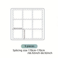 Interlocking Foam Baby Play Mat Floor Tiles for Crawling, Soft Kid Rug