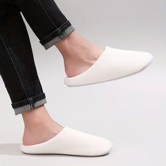 Men's Memory Foam House Slippers with Soft Sole